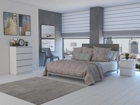 Drohmo M4 fiókos szekrény, 70x97x40 cm, fehér