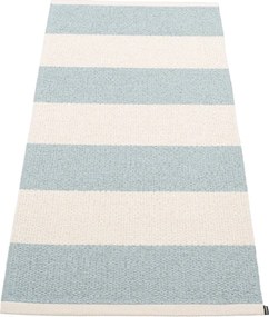 Világoskék-krémszínű kültéri-beltéri futószőnyeg 70x150 cm Bob Blue Fog – Pappelina