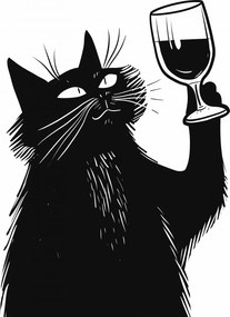 Poszter 29,7x42cm Macskavirtuóz