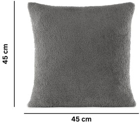 Mikroplüss díszpárna 45x45 cm Cocoon – Tiseco Home Studio