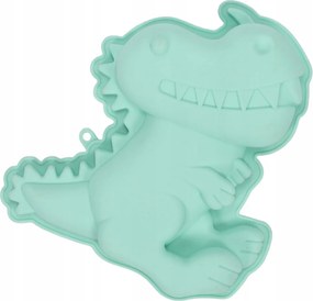 Dinoszaurusz Sütőforma Zöld 19 x 20 CM Gyerekeknek