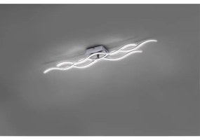 Leuchten Direkt 15166-55 - LED Felületre szerelhető csillár WAWE LED/28W/230V matt króm