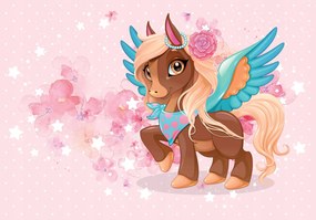 Póni fotótapéta gyerekeknek ló 208 x 146