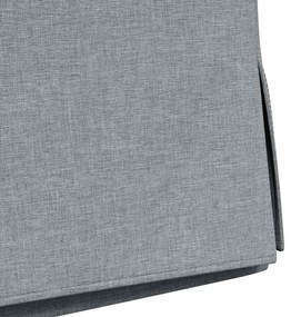 Étkező Székek 2 pcs Világosszürke 57 x 67 x 98 cm szövet