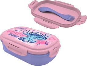 Disney Lilo és Stitch, A csillagkutya This World szendvicsdoboz + evőeszköz szett