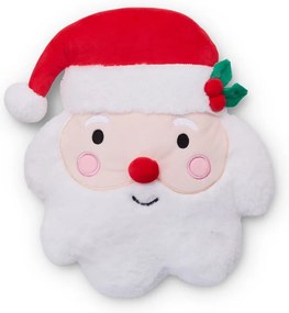 Plüss díszpárna karácsonyi mintával 38x32 cm Christmas Santa – Catherine Lansfield