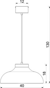 BASCA zsinóros csillár 1xE27/15W/230V bézs