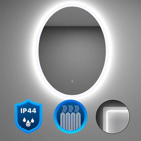 Dea 60 tükör led világítással 60x80 cm
