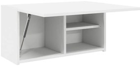 fehér szerelt fa fali fürdőszobaszekrény 60x25x30 cm