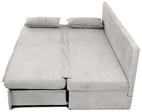 Háromüléses kanapéágy ASB-4740 BGE2, manžestr,bézs