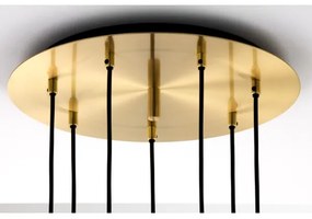 Jupiter 2021 - Csillár zsinóron ALAS 7xGU10/10W/230V arany