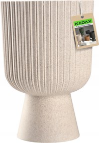 Virágtartó Fedő Gazon 18cm Bézs Öko