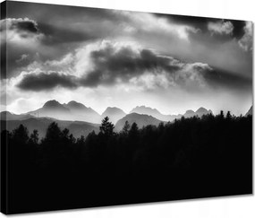 Vászonkép 40x30 Panoráma a hegy profiljára