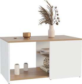 Dohányzóasztal 75x42x40 cm fehér GM-02