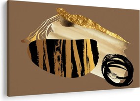 Kép - Absztrakció aranybarna N⁰2 (90x60 cm)