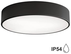 Temar Kültéri mennyezeti lámpa érzékelővel CLEO 3xE27/24W/230V á. 40 cm fekete IP54 5907623600059