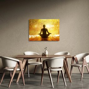 Kép - Meditáció (üvegen) (70x50 cm)