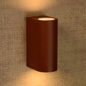 Lucide 27863/02/97 - Kültéri fali lámpa BOOGY 2xGU10/5W/230V IP44