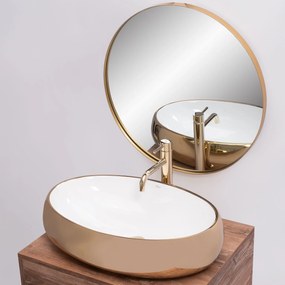 Pultos mosdó Rea Melania White / Gold