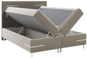 Franciaágy 200 cm Frinesa LED (piros) (ágyráccsal és matraccal) (tárolóhellyel) (LED világítással). 1104441