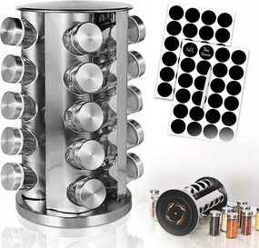 Fűszertartó szett befőttes üveg fűszertartó állvány 20db-os