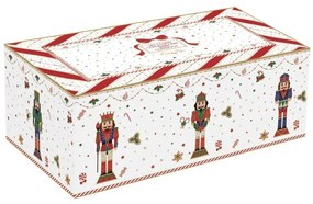 Karácsonyi kotyogós kávéfőző és porcelán kávés csésze szett díszdobozban