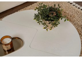 Moira Wood White dohányzóasztal