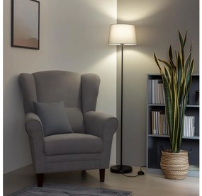 Brilagi - LED állólámpa CERIA 1xE27/40W/230V, Ø 30 cm, szürke/fekete