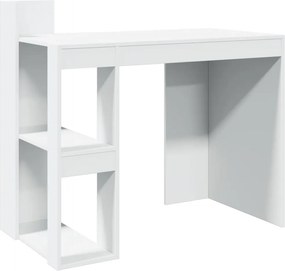 vidaXL fehér szerelt fa irodai asztal 103,5 x 56,5 x 94 cm