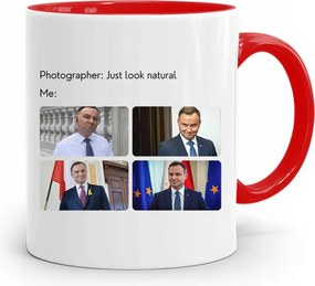 Piros Elnöki Bögre Andrzej Duda Pis Egészség felirattal