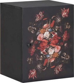 vidaXL Függő szekrény Sokszínű 38 x 33,5 x 48 cm Tömör Mangófát