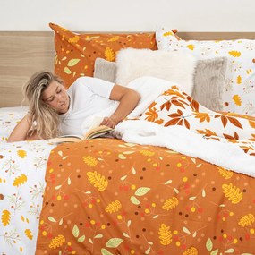 4Home Ősz pamut ágyneműhuzat, 140 x 220 cm, 70 x 90 cm, 140 x 220 cm, 70 x 90 cm