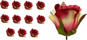 12X Mesterséges rózsa nád fej bimbó mesterséges rózsa virág rózsa