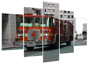 Tűzoltókocs képe (150x105 cm)