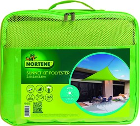SUNNET KIT POLYESTER napvitorla zöld 3,6x3,6x3,6 m