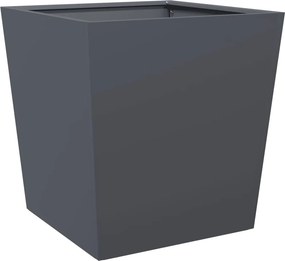 vidaXL antracitszürke acél kerti virágtartó 50 x 50 x 50 cm
