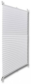 Plisse Roló 60 x 125 cm Fehér Redős Roló