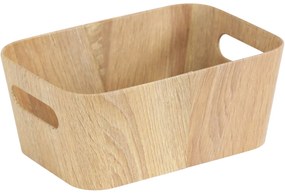 Kitchisimo 2 db tároló kosár szett 26 × 18 × 11cm, természetes, S