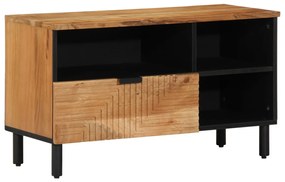 TV Szekrény 80x33,5x46 cm Tömör Akácfából