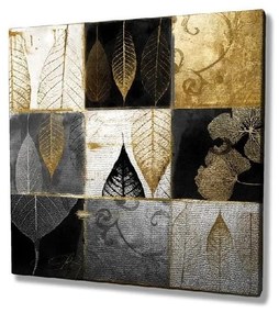 Golden Leaves vászonkép, 45 x 45 cm