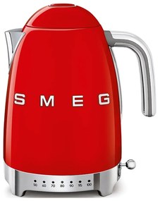 Piros rozsdamentes acél vízforraló 1,7 l Retro Style – SMEG