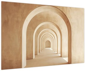 Kép - Bézs átjáró (90x60 cm)