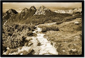 Poszterek keretben 60x40 Tátra Lengyel hegyek Kilátás