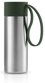 Zöld-ezüstszínű termobögre 350 ml – Eva Solo