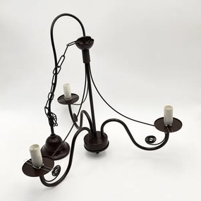 Brilagi - LED Csillár láncon COTTAGE 3xE14/40W/230V barna