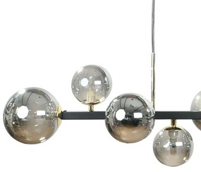 Zuma Line 1214 - SERENITY kábeles csillár 10xG9/8W/230V fekete/füstfekete