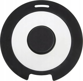 Üveg Fedő Szilikon Serpenyőtartóval Univerzális 17CM