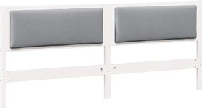 vidaXL Fejtámla Egyéb Fehér 200 cm Tömör fenyőfa