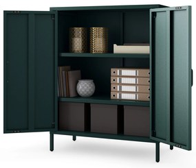 Szafka z półkami VITO, 800 x 1015 x 400 mm, Modern: butelkowa zieleń