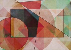 Fali fotótapéta Étkezőbe Geometrikus absztrakt 312x219